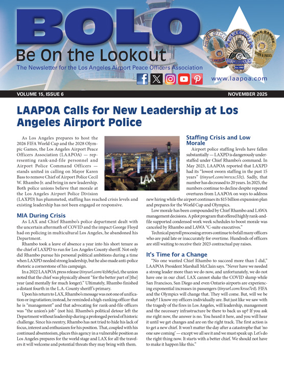 BOLO – November 2025